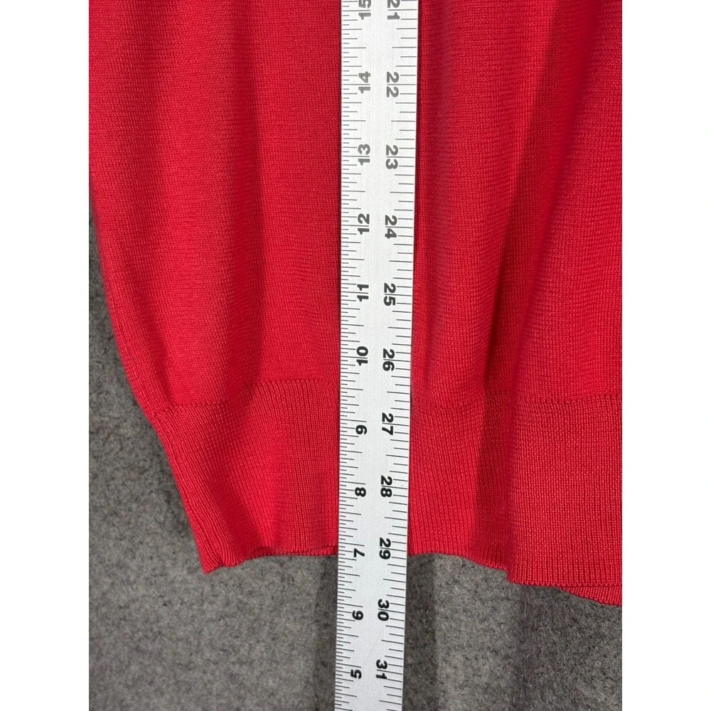 Polo Ralph Lauren Mens XL Pima Cotton V-Neck Sweater Red NWT 1864765FZ